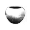 vaso in cotto: h 17 cm diametro 23 cm